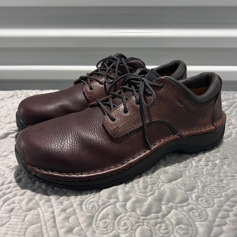 Red Wing Mens Brown Pebbled Leather Lace Up Oxford Shoes 11B Narrow Casual - Picture 2 of 12